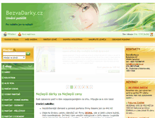 Tablet Screenshot of bezvadarky.cz